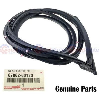 Genuine Toyota Prado KDJ120 GRJ125 GRJ121 GRJ120 Front Left LH Door Weatherstrip - Image 1 of 3