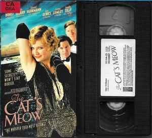 The Cat's Meow (VHS, 2001) - DUNST, IZZARD, HERRMAN, ELWES & TILLY!!! - Imagen 1 de 2
