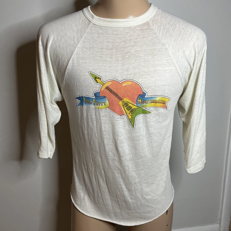 Camiseta De Colección 1981 Tom Petty and the Heart Breakers M/Lg Hard Promises Tour 81 Foto 1 de 4