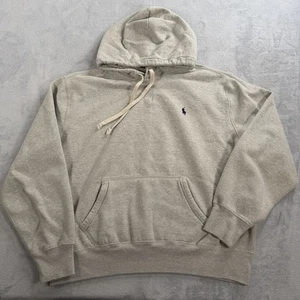 Polo Ralph Lauren Sudadera con Capucha Mujer Grande Gris Cremallera Completa Sudadera Bordada Poni - Imagen 1 de 9