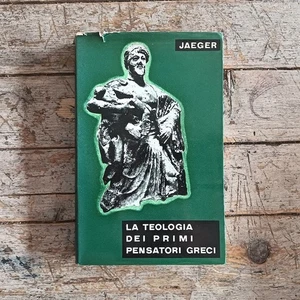 Werner Jaeger, La teologia dei primi pensatori greci, La Nuova Italia, 1967 - Imagen 1 de 5