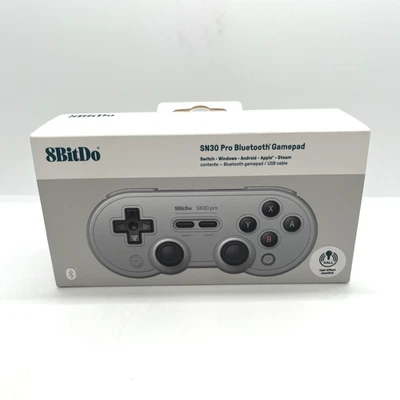 8BitDo SN30 Pro Wireless Controller – Gray Hall Effect – Used Excellent - Image 1 of 4