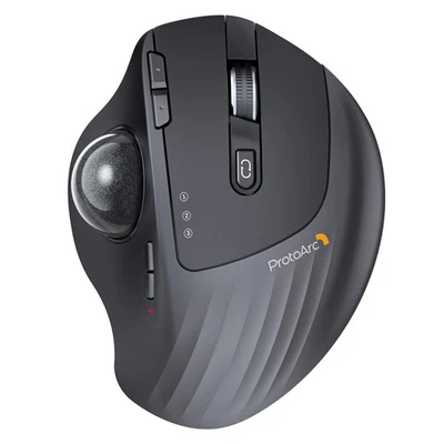 Wireless Trackball , EM01 NL Ergonomic Bluetooth Rollerball Thumb Rechargeabl... - Image 1 of 4