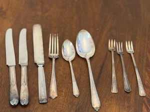 Vintage Silber Teller Besteck Lot Rogers Bros WM A Rogers Majestic Debonair X08 - Bild 1 von 9