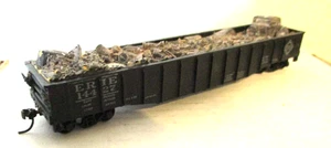 HO Athearn Blue Box 50' Gondola, Erie, built with Kadees and scrap load - Picture 1 of 4