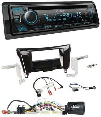Kenwood Bluetooth USB CD Lenkrad DAB Autoradio für Nissan Qashqai X-Trail 14-17 - Bild 1 von 4