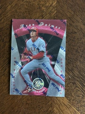 1997 Pinnacle Totally Certified Platinum Red /3999 Dean Palmer #19 - Image 1 of 2