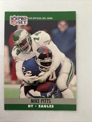 1990 Pro Set - Mike Pitts #611 - Image 1 of 2