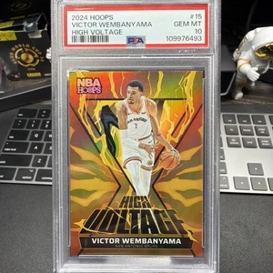 2024 Hoops #15 Victor Wembanyama Gem Mt High Voltage - Bild 1 von 3