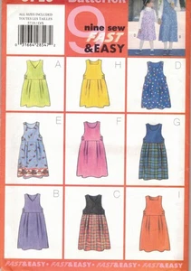 Jersey 5719 Butterick 9 Coser patrón rápido y fácil niñas TODAS las tallas S,M, L y XL - Imagen 1 de 2