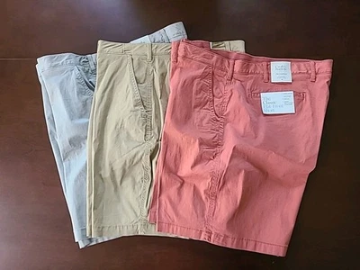 NEW NWT Men's Croft & Barrow Classic flat front shorts 7.5 inseam - Image 1 of 4