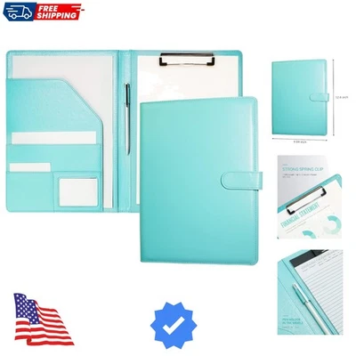 Carpeta portapapeles clásica duradera en turquesa pálida - perfecta para profesionales Foto 1 de 4