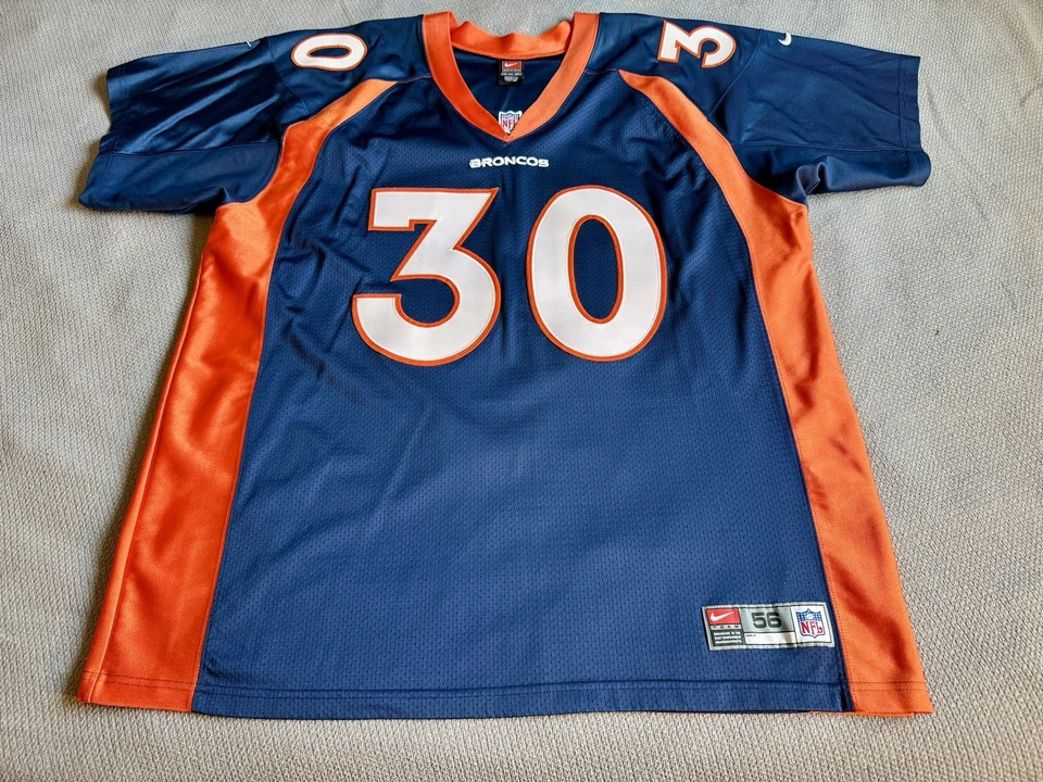 Camiseta Auténtica De Colección Terrell Davis Denver Broncos NFL Talla 56 (3XL) Foto 1 de 4