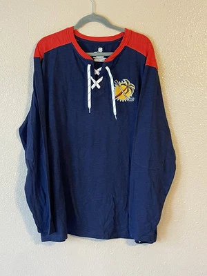 Camisa manga larga con cordones cuello en V para hombre 2XL NUEVA SIN ETIQUETAS Florida Panthers NHL fanáticos Foto 1 de 4