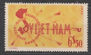WIETNAM VIETNAM Fr. 1952/1953 **MNH SC#C04 6,30Pi Air Post Stamp. - Picture 1 of 1