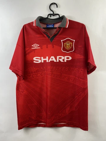 MANCHESTER UNITED 1994/1995 HOME FOOTBALL SHIRT JERSEY UMBRO soccer Cover