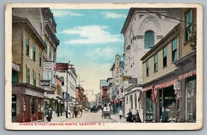 THAMES STREET NEWPORT RI Herz Bros. Postal Tienda Postal D5 - Imagen 1 de 2