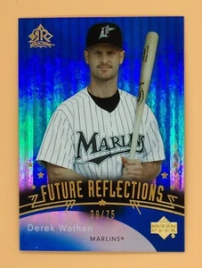 2005 Reflections Derek Wathan FR 29/75 Blue #220 Florida Marlins - Picture 1 of 2