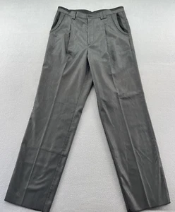 VTG Oxpia Golf Next Generation Pants Mens Sz 36x34 Black Italy Sports Pleated - Picture 1 of 11
