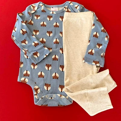 Hanna Andersson Adorable Cute “FOX” Wiggle Outfit• 2Y • Gift Ready! - Image 1 of 4