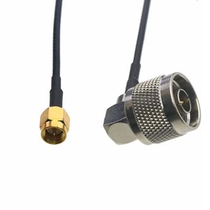 RF Cable SMA male to N plug 90° RA RG316 6"~10FT radio antenna Repeater Diplexer - Picture 1 of 5