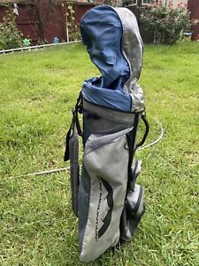 Sun Mountain Lightweight Golf Bag 4 Way  Free Stand X Shoulder Strap Rain Cover