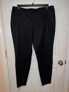 NUEVO Pantalones de legging rectos negros para mujer Eileen Fisher talla XL - Imagen 1 de 4