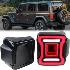 For Jeep Wrangler JK 2008-2017 LED Tail Lights Sequential Rear Turn Signal Lamps - Bild 1 von 9