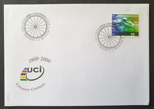 2000 SVIZZERA SVIZZERA ELVETIA UNIONE CICLISTICA INTERNAZIONALE FDC - Foto 1 di 1