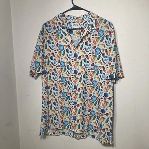 Disney Reyn Spooner Camp Shirt Size XL Epcot Food & Wine Festival 2023 Pre Owned - Picture 1 of 5
