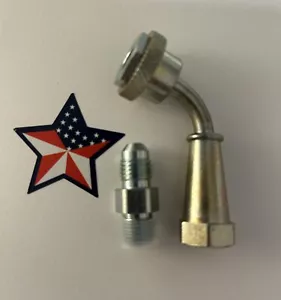 Schrader 6116 Gooseneck Hose Coupling 1/8" NPT Port High Pressure 3000 PSI USA - Bild 1 von 2
