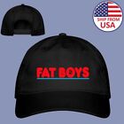 Fat Boys Rap Hip Hop Muzyka Logo Regulowany czarny organiczny kapelusz Rozmiar Dorosły