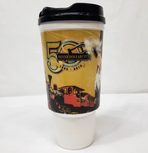 Silver Dollar City Refillable Mug Grandfathered Drink Refills 2010 Cup 50 Years - Bild 1 von 19