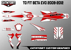 PER BETA EVO 2009-2012 KIT GRAFICA PERSONALIZZATA TRIAL DECALCOMANIE STICKERS MX MOTOCROSS - Foto 1 di 1