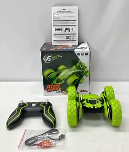 NEU Fancy Stunt Atomic Max R/C Stuntauto ~ 360o doppelseitig drehbar ~ grün - Bild 1 von 5