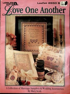 Love One Another Marriage Samplers Weddings Cross Stitch Pattern By Leisure Arts - Picture 1 of 3