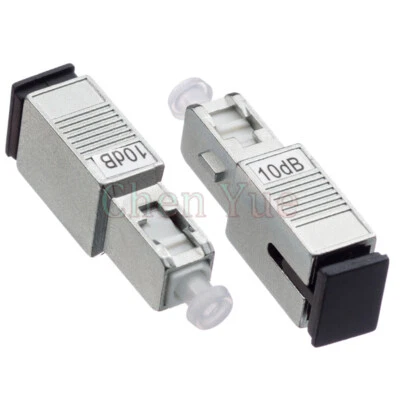 2pcs SC UPC female to Male Optical Fixed Attenuator 10dB Connector Fiber Coupler - Image 1 of 4