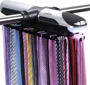 Organizzatore Armadio Portacravatte Motorizzato Con Luci Led Include Ganci J - Foto 1 di 16