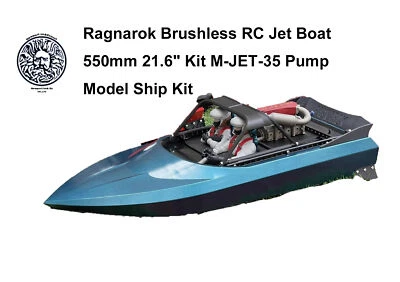 Ragnarok Brushless RC Jet Boat 550mm 21.6" Kit M-JET-35 Pump Model Ship Kit - Image 1 of 4