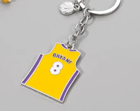 Kobe Bryant Lakers Jersey Keychain #8 - yellow Cover