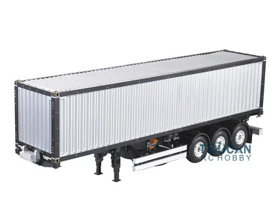 US Stock TOUCANRC 1/14 40ft RC Container Chasis Semi Unpaint KIT Tractor Trailer - Image 1 of 4