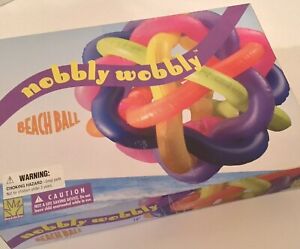 Vintage Rare Inflatable Beach Ball Multi Tube Nobbly Wobbly Rarer Than Intex 