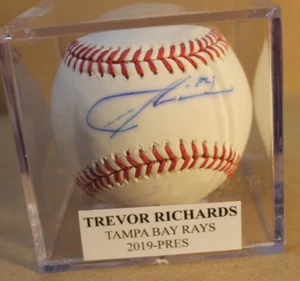 PALLA DA BASEBALL FIRMATA RICHARDS, TREVOR 2019--2021 TAMPA BAY RAYS - Foto 1 di 2