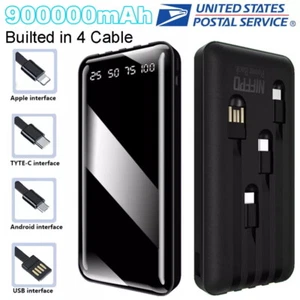 100000mAh Portable Power Bank USB LCD External Battery Charger For Cell Phone - Picture 1 of 10