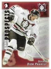 Dion Phaneuf #72 Red Deer Rebels 2004-05 ITG Heroes and Prospects Card NM-Mint