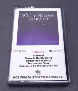 Willie Nelson Stardust Cassette Tape Columbia Records vtg - Imagen 1 de 4
