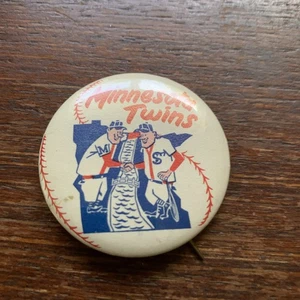 Minnesota Twins Baseball 1,75 pollici pulsante pinback - Foto 1 di 3