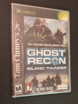 Tom Clancy’s Ghost Recon: Island Thunder Demo Disc XBOX Ubisoft SEALED VERY RARE - Image 1 of 3