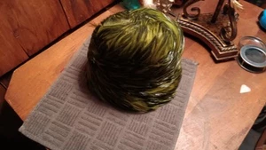 darcel Flapper hat. Art Deco. Green feathers. - Picture 1 of 4