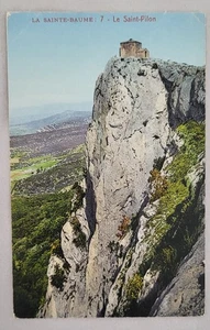VINTAGE FRANKREICH PC SAINTE BAUME BERGRÜCKEN SAINT-PILON KAPELLE MARIA MAGDALENA - Bild 1 von 2